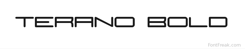 Terano Bold font preview