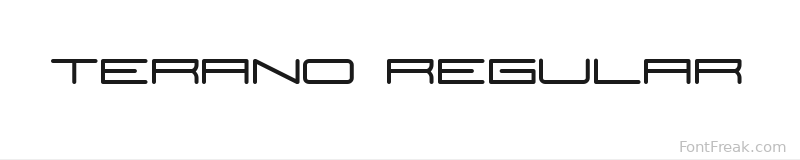 Terano Regular font preview