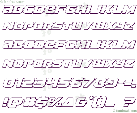 Terran 3D Italic