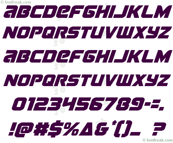 Terran Condensed Italic