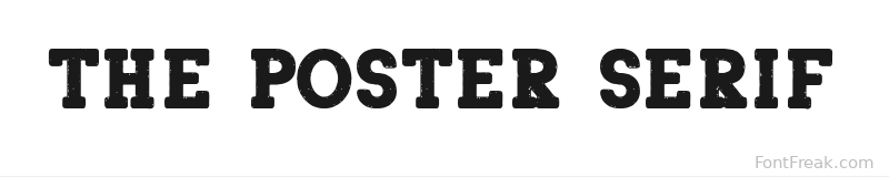 The Poster Serif