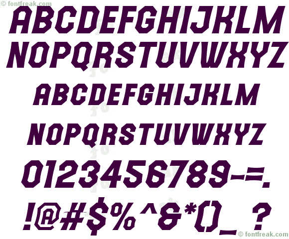 The October Two Italic