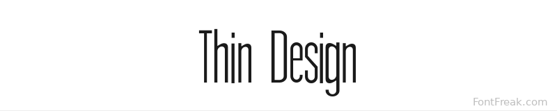 Thin Design