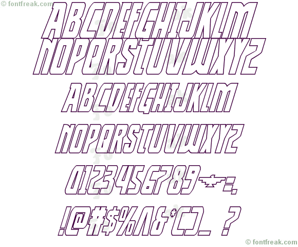 Thunder-Hawk Shadow Italic