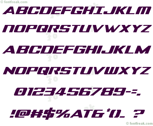 Tigershark Condensed Italic