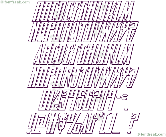 Timberwolf 3D Italic