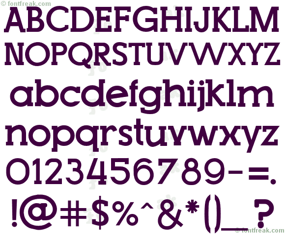 Top Modern as created using FontCreator 6.5 from High-Logic.com TopModern