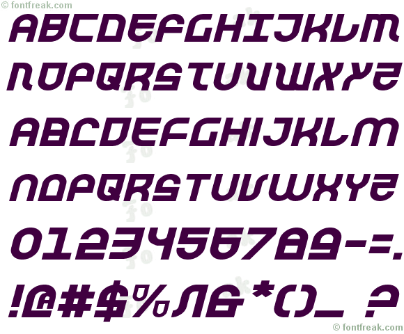 Trek Trooper Expanded Italic