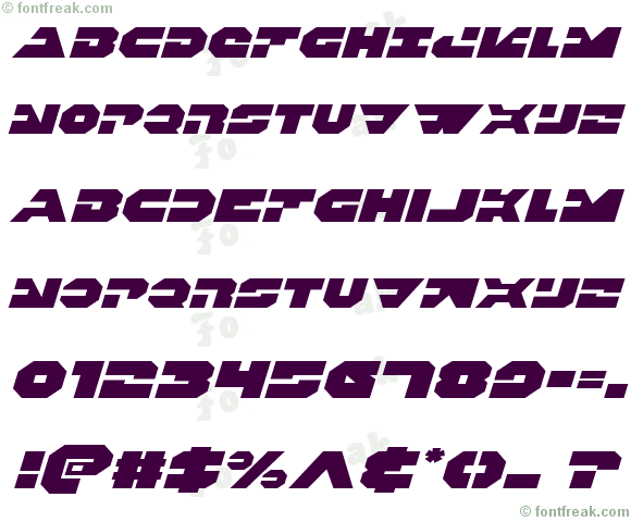 Trigger Man Expanded Italic