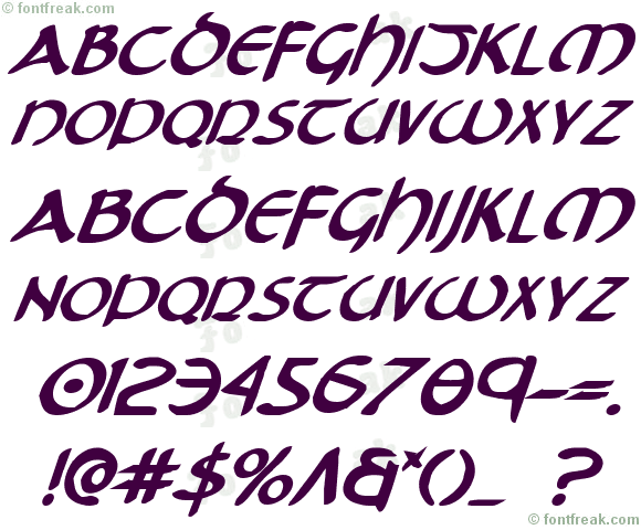 Tristram Bold Italic