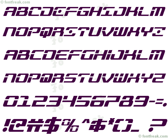 Troopers Condensed Italic