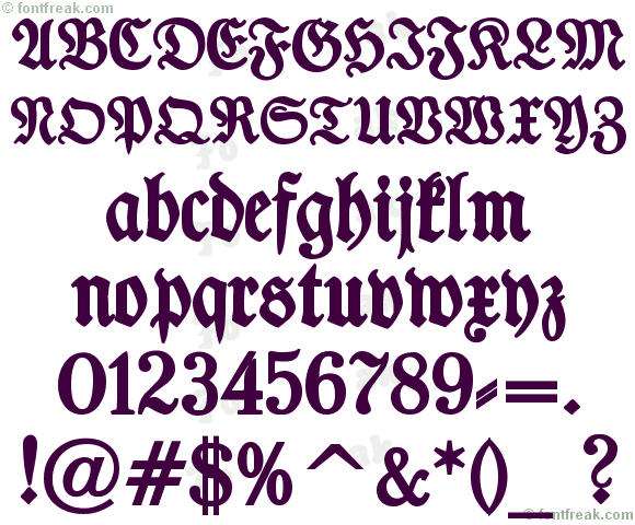 TypographerFraktur Bold