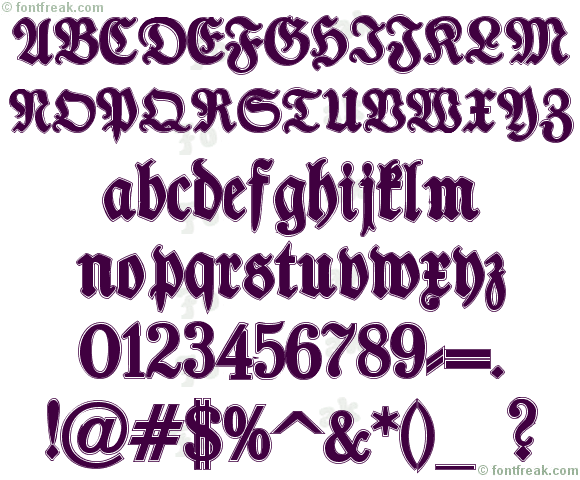 TypographerFraktur Contour