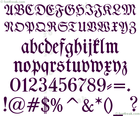 TypographerFraktur Medium