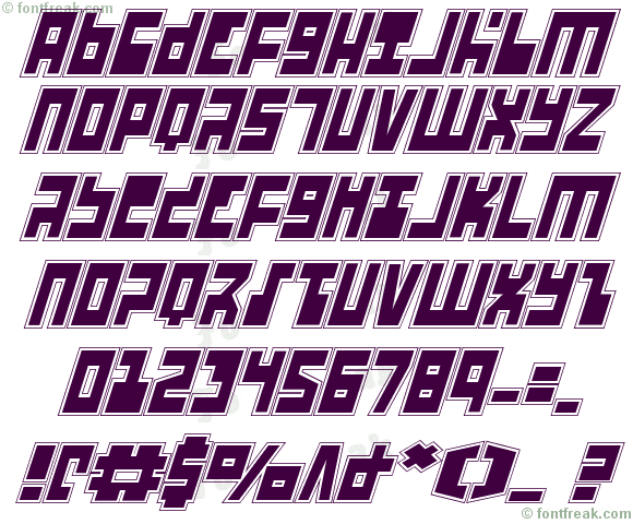 UFO Hunter Academy Italic