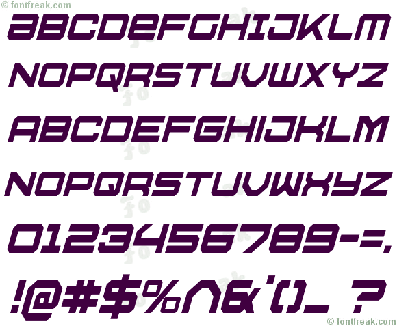 U.S.S. Dallas Condensed Italic