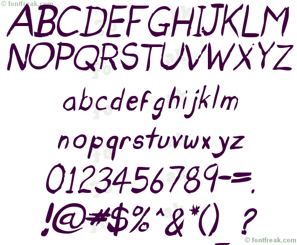 Untidy Italic Skrawl