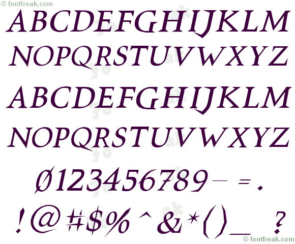 VTCSwitchbladeRomanceItalic