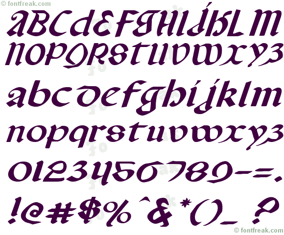 Valerius Expanded Italic