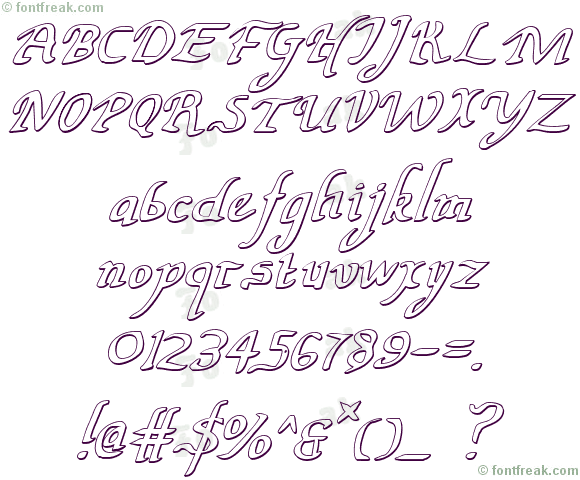 Valley Forge Outline Italic