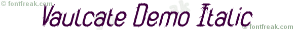 Vaulcate Demo Italic