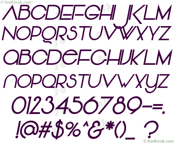 Vonique 64 Bold Italic