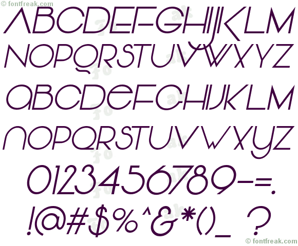 Vonique 64 Italic