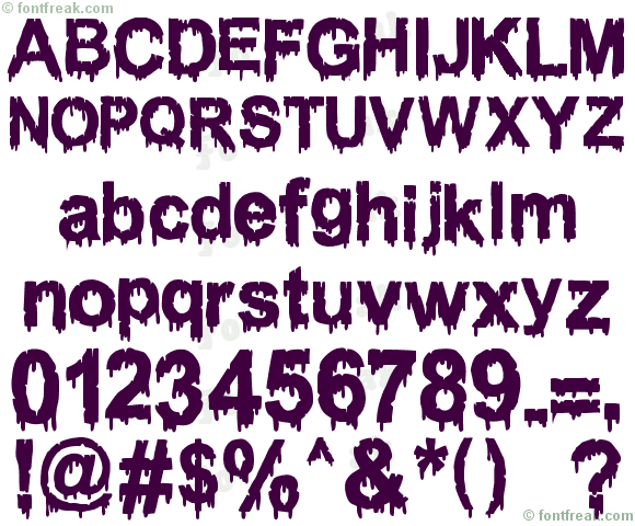 WOODCUTTER DRIPPING CLASSIC FONT