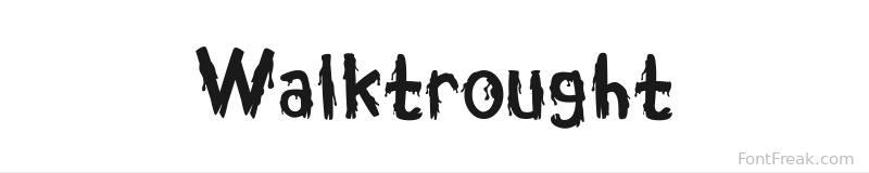 Walktrought font preview