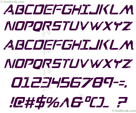 War Eagle Condensed Italic