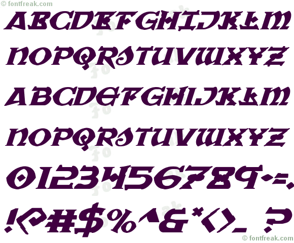 War Priest Expanded Italic