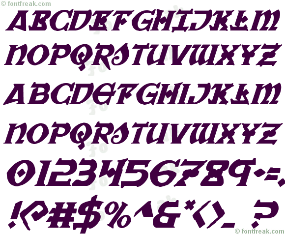 War Priest Italic