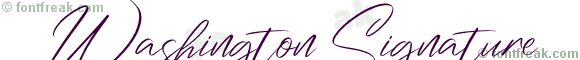 Washington Signature