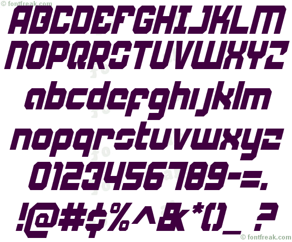 Weaponeer Condensed Italic