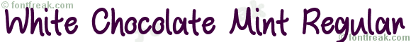 White Chocolate Mint Regular