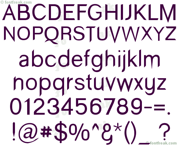 Wind Sans Serif regular