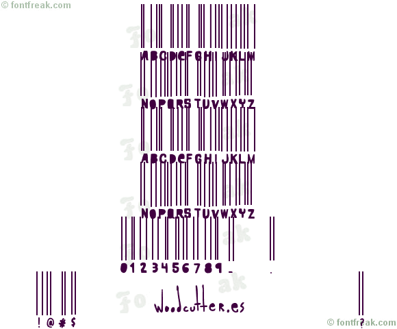 Woodcutter barcode