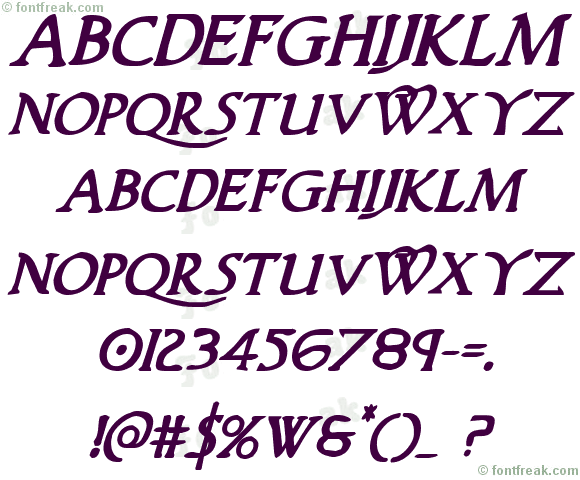 Woodgod Bold Italic