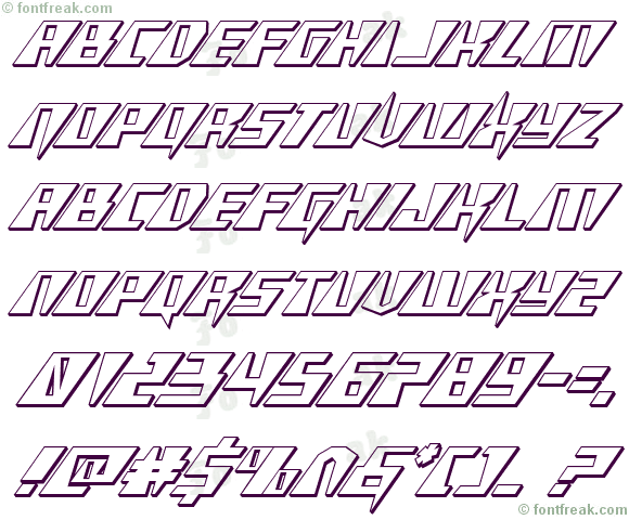 X-Racer 3D Italic