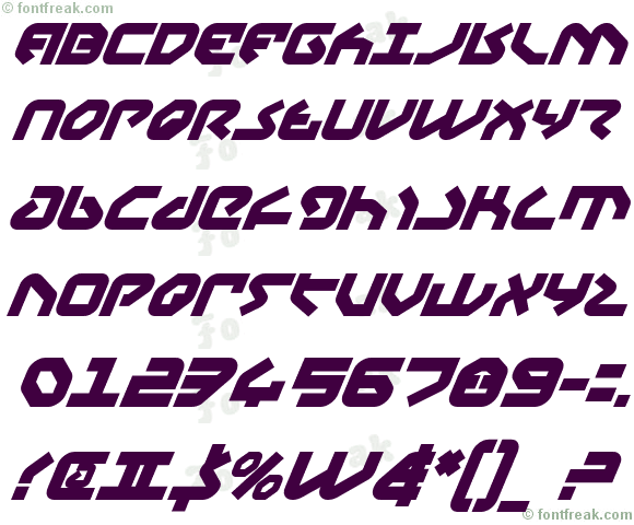 Yahren Bold Italic