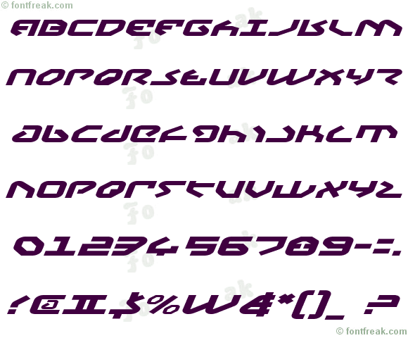 Yahren Expanded Italic