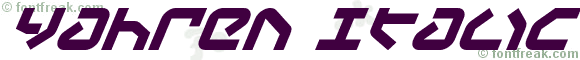 Yahren Italic