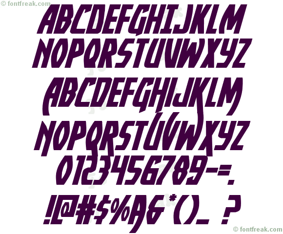 Yankee Clipper Expanded Italic