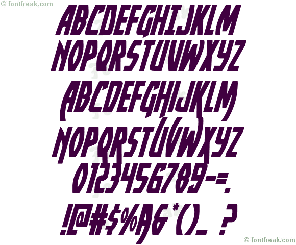 Yankee Clipper Italic