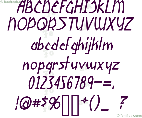 Yoshitoshi Italic