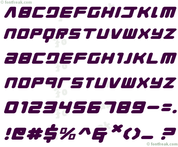 Young Techs Expanded Italic