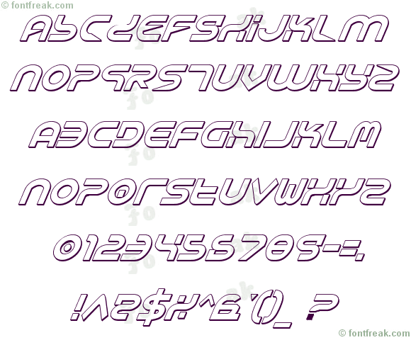 Yukon Tech Shadow Italic