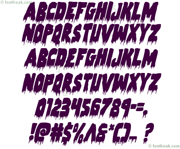 Zombie Control Condensed Italic